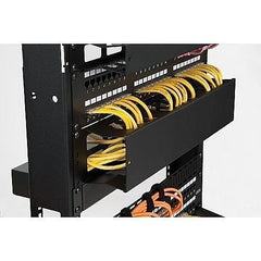 Kendall Howard 1903-3-400-01 Cable Duct, 1U Slotted Routing Cable Manager