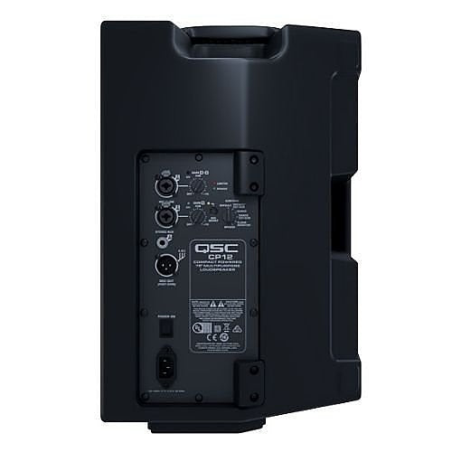 QSC QSC CP12 12 Compact Powered Loudspeaker, AC, Black, CP12