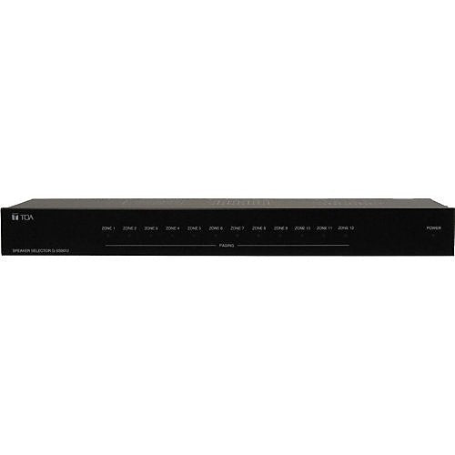 TOA TOA Q-SS9012PS Multi-Zone Speaker Selector, 12 Zones, Amplifier Inputs
