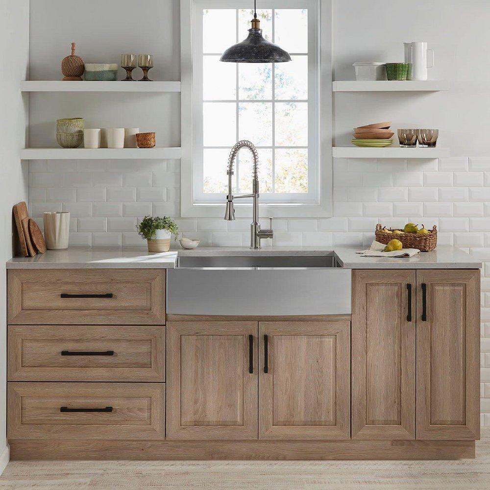 AMERICAN STANDARD American Standard 18SB.9332200A.075 Pekoe 33 x 22 in. Stainless Steel Single Bowl Farmhouse Kitchen Sink