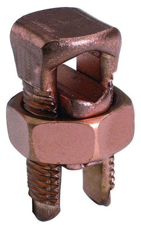 BURNDY BURNDY KS90 Copper Split Bolt, Cu: 12-10 AWG (Str) (Run & Tap)