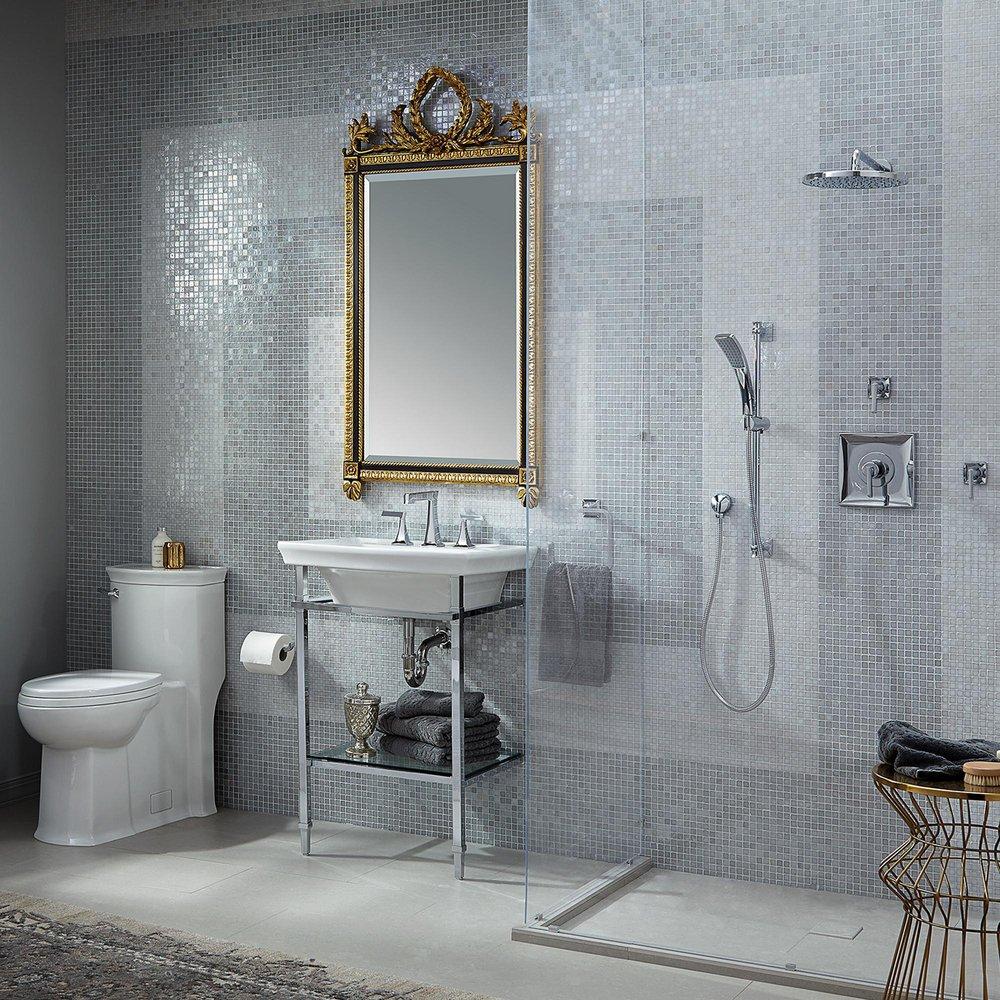 DXV DXV D21460024.002 Wyatt D20010008 Lavatory in Polished Chrome Console Leg DD21460024002
