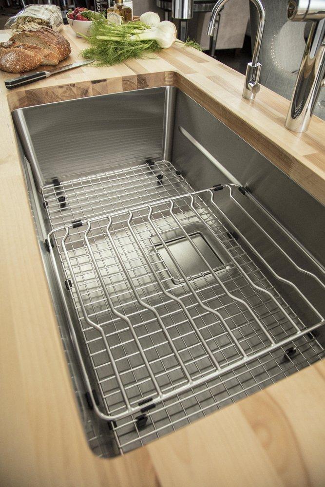 FRANKE Franke PTX110-31 Pescara stainless steel single bowl undermount kitchen sink with sound dampening