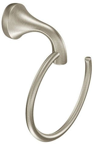 MOEN Moen YB2886BN Eva Towel Ring in Brushed Nickel