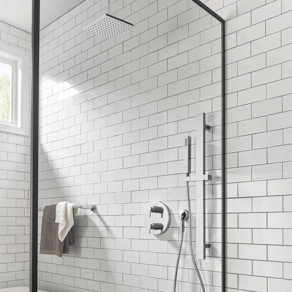 AMERICAN STANDARD American Standard 1660190.002 Rain 12 Ceiling Mount Rain Showerhead Arm in Chrome