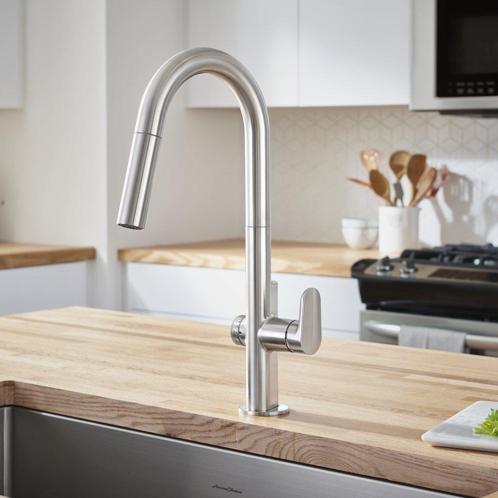 AMERICAN STANDARD American Standard 4931360.075 Beale Single Handle Pull Down Kitchen Faucet 1.5 gpm
