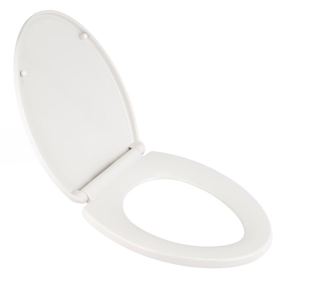 AMERICAN STANDARD American Standard 5024A65G.020 Transitional Elongated Closed Front Toilet Seat in White