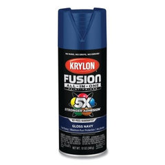 Krylon K02714007 Fusion All-In-One 12 oz Gloss Navy