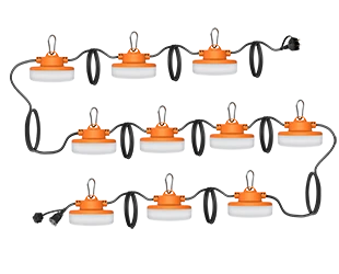 RAB RAB STRING34-100 RAL STRING LIGHT FIXTURE 130W STRING LT FX