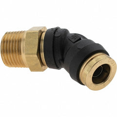 PARKER Parker PF-00083 Swivel 45 Male Elbow 3/8 in Od Brass Ptc