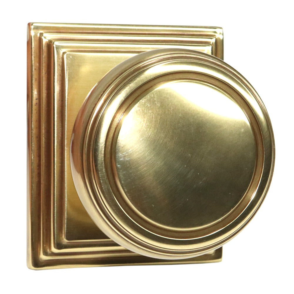 EMTEK Emtek 8261NWUS7 Norwich Knob Privacy Wilshire Rose Antique Brass