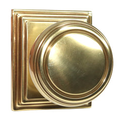 EMTEK Emtek 8261NWUS7 Norwich Knob Privacy Wilshire Rose Antique Brass