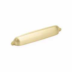 SCHAUB Schaub 744-SB Cabinet Cup Pull 6 in Satin Brass