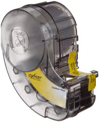 BRADY Brady XC-500-595-WT-BK Label Vinyl 0.5 in x 30 ft (30 ft reel)
