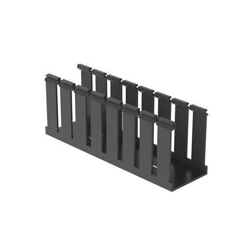 PANDUIT Panduit G1X4BL6 Slotted Wiring Duct Pvc Black