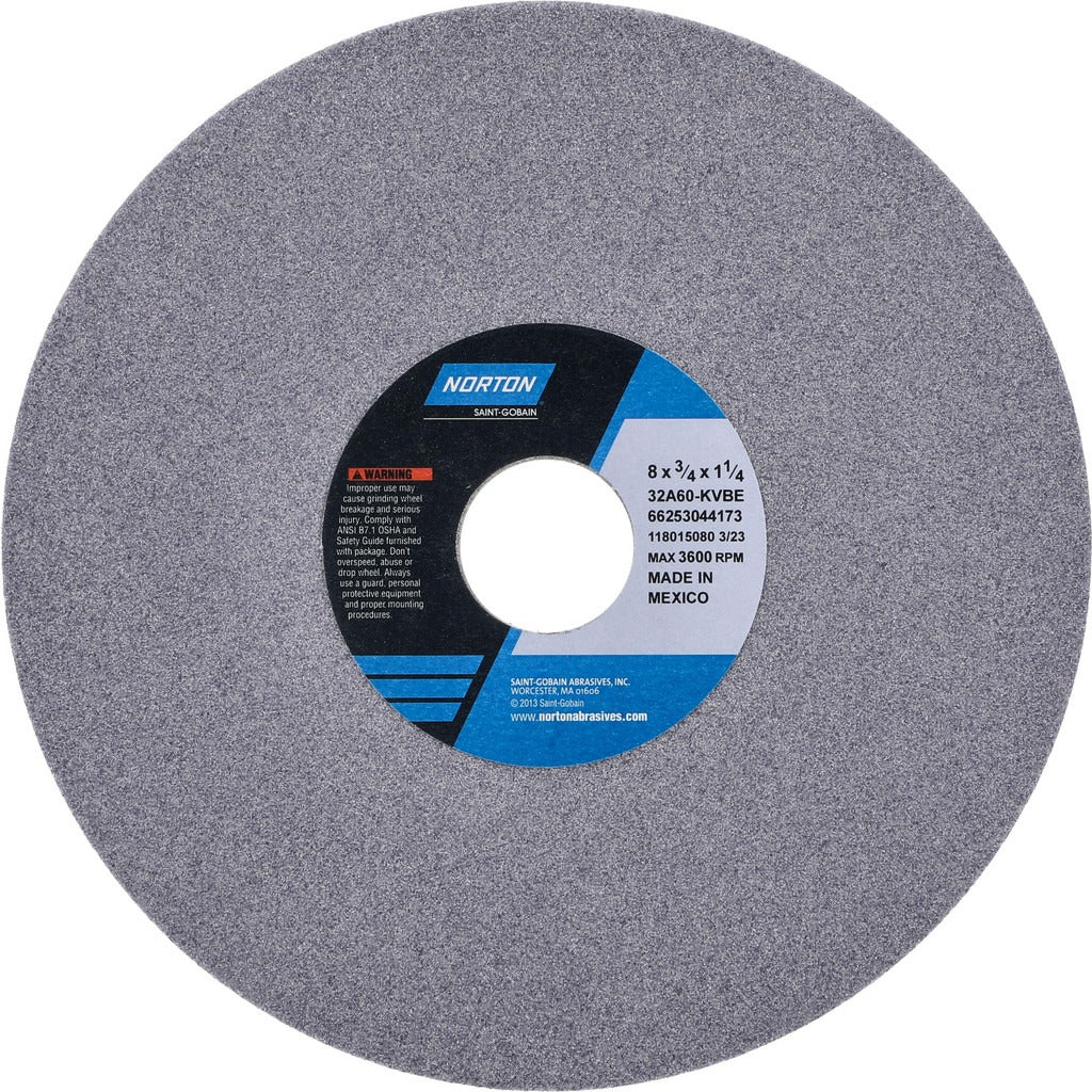 NORTON Norton 66253044173 Surface Grinding Wheel 8in 60 Grit