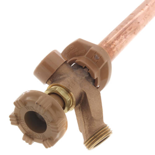 WOODFORD Woodford 17W-12-MH Model 17 12 1/2 Expansion PEX Inlet Anti-Siphon Wall Faucet w/ Metal Handle