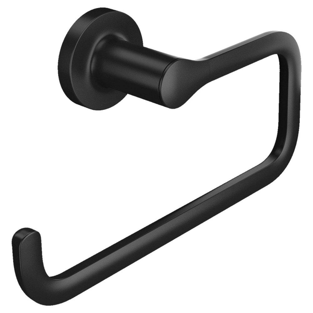 AMERICAN STANDARD American Standard 7105.190.243 Studio S Towel Ring in Matte Black