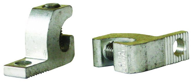 BURNDY BURNDY BGBL4 Aluminum Lay-in Lug 4-14 AWG 1/4 Stud Tin Plated