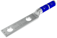 BURNDY YA6C2N 6 AWG CU, Two Hole, 1/2 Stud Size