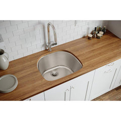 ELKAY Elkay ELUH211810 Lustertone Classic Stainless Steel Single Bowl Undermount Sink