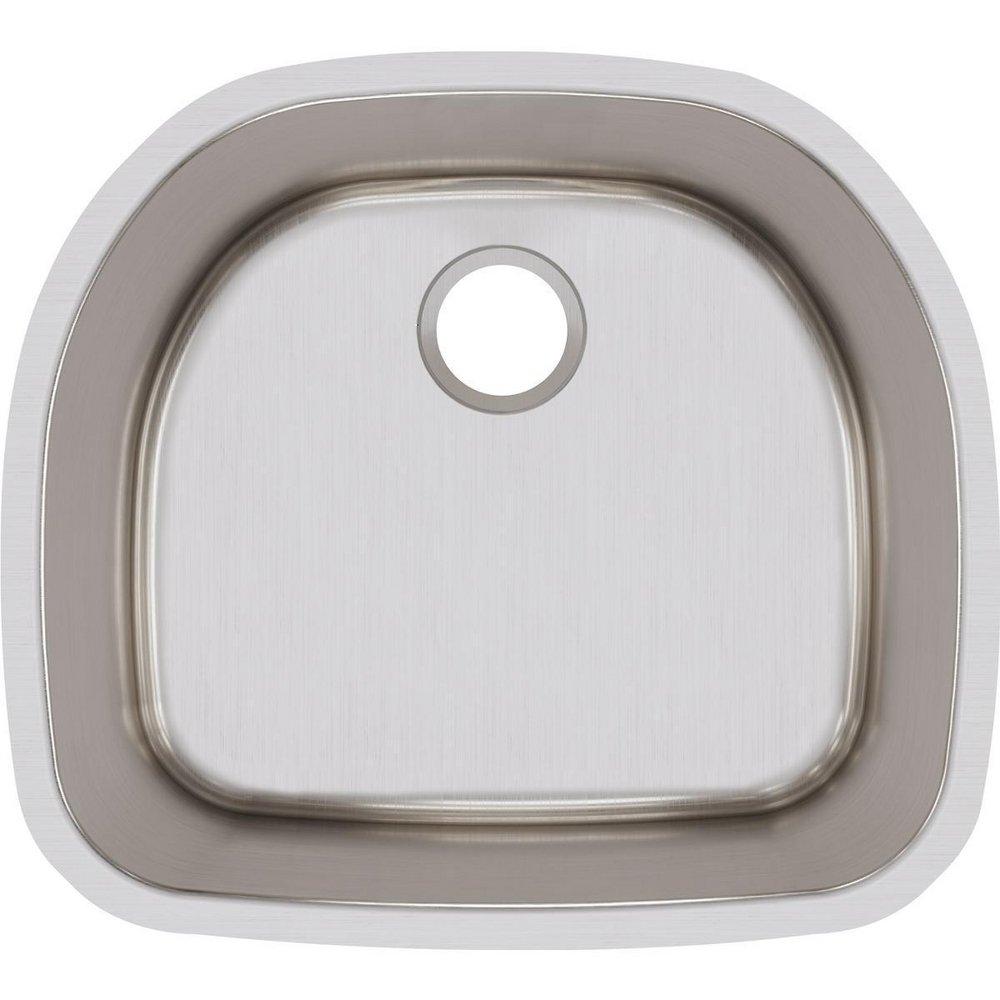 ELKAY Elkay ELUH211810 Lustertone Classic Stainless Steel Single Bowl Undermount Sink