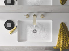 GROHE GROHE 20578ENA Lineare Two Handle Widespread Bathroom Sink Faucet in Brushed Nickel