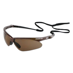 Jackson Safety 50017 Safety SG+ Series Safety Glasses, Brown Lens, Polarized, Each