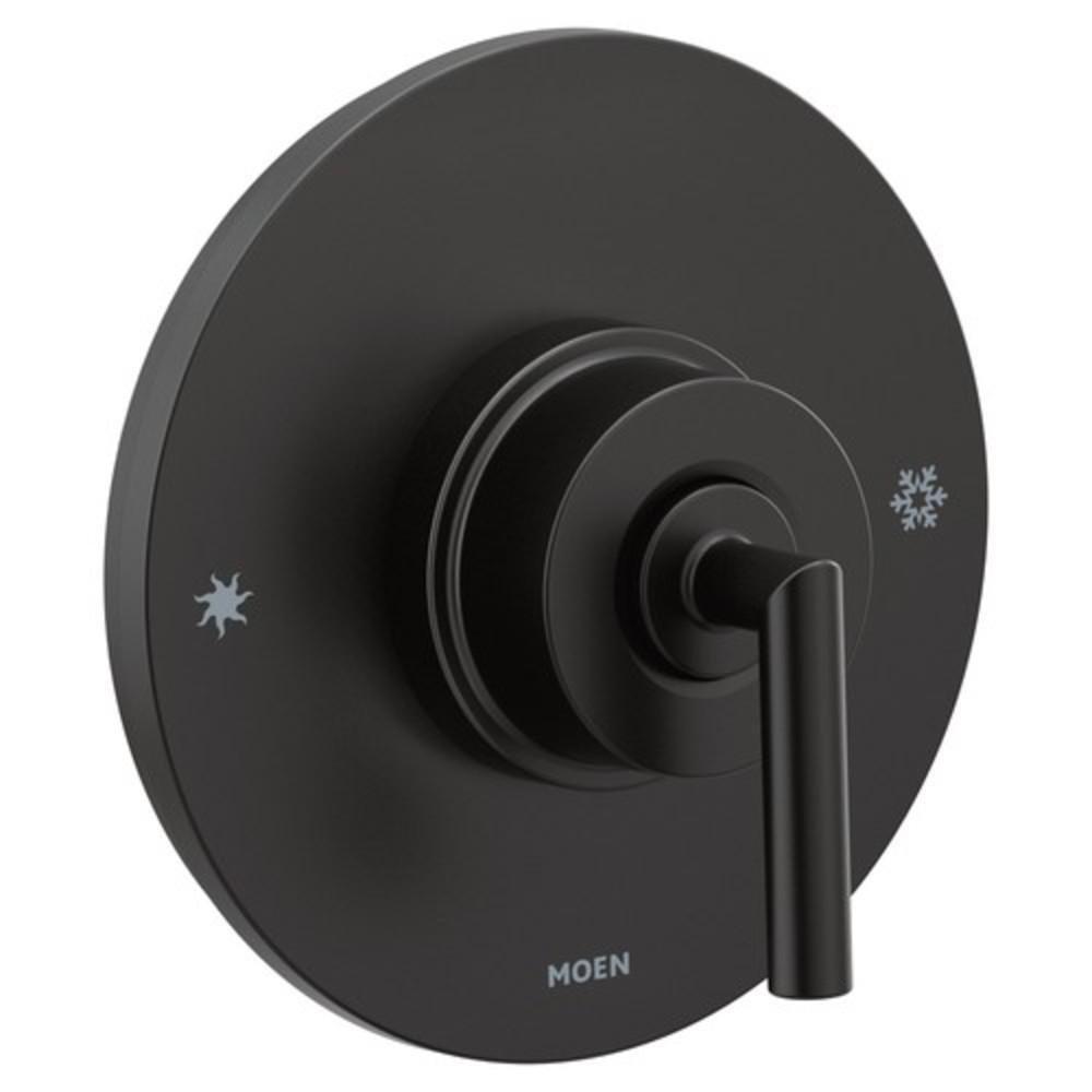 MOEN Moen TS22001BL Arris Single Handle Pressure Balancing Valve Trim in Matte Black