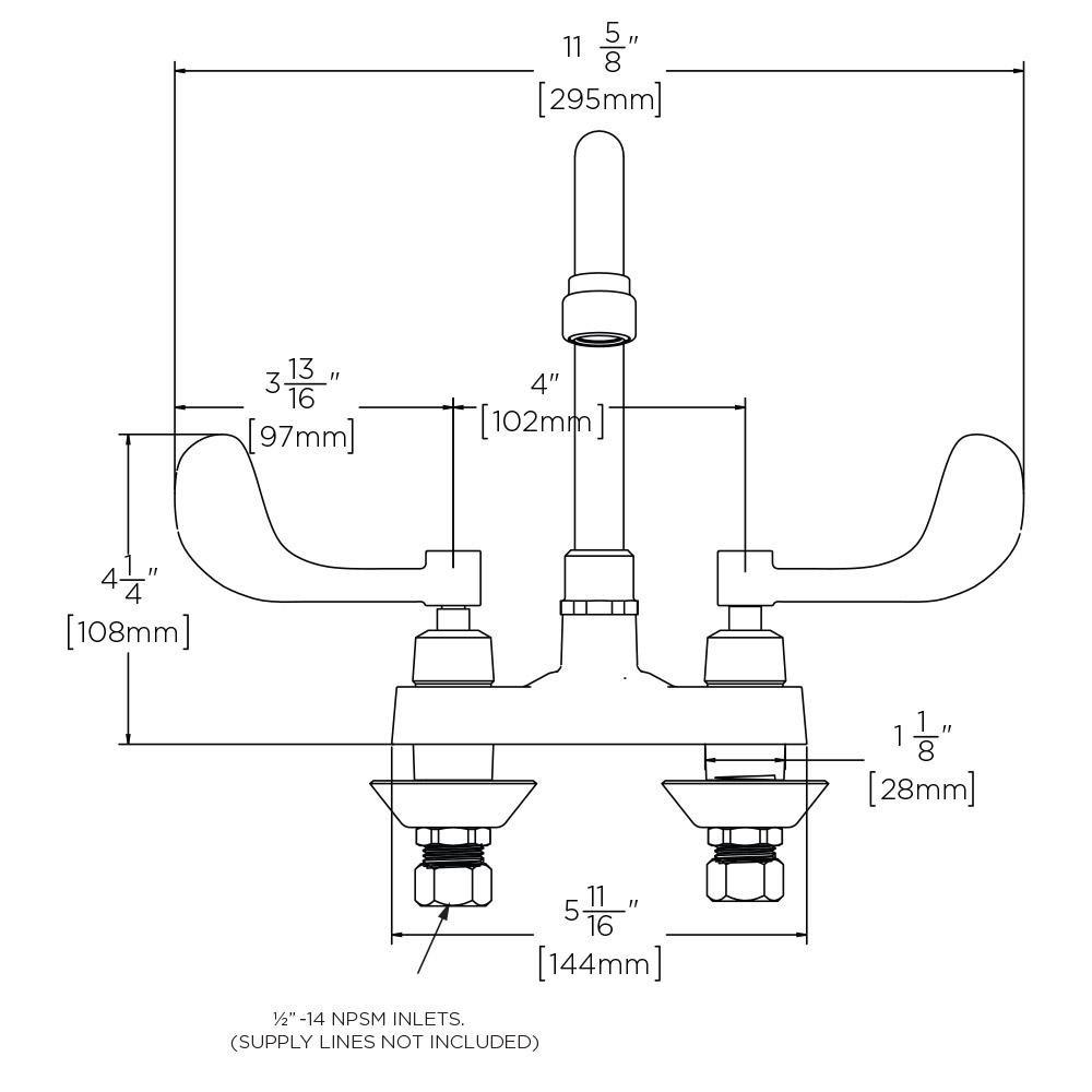 SPEAKMAN Speakman SC-3084-LD-E Commander Gooseneck Centerset Lavatory Faucet