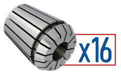 Techniks 04211IS TECH ER25 COLLET SET 16PC (INCH) 5/32-5/8x32nds