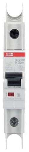 ABB ABB SU201M-K20 Miniature Circuit Breaker K-Characteristic 10kA 20A 1P UL489