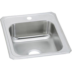 ELKAY Elkay CR17211 Celebrity 17 x 21-1/4 in. 1 Hole Stainless Steel Single Bowl Drop-in Sink