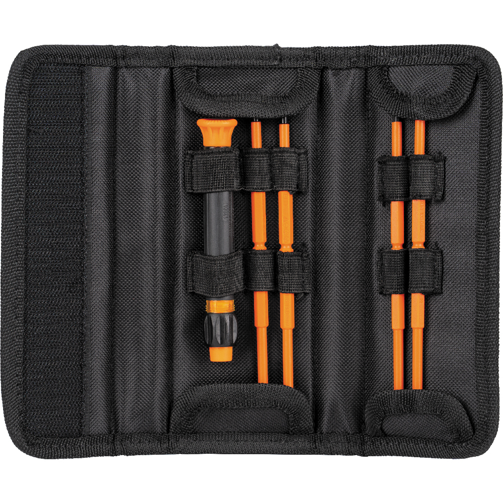 KLEIN TOOLS Klein Tools 32584INSR 8-in-1 Insulated Precision Screwdriver Set with Case