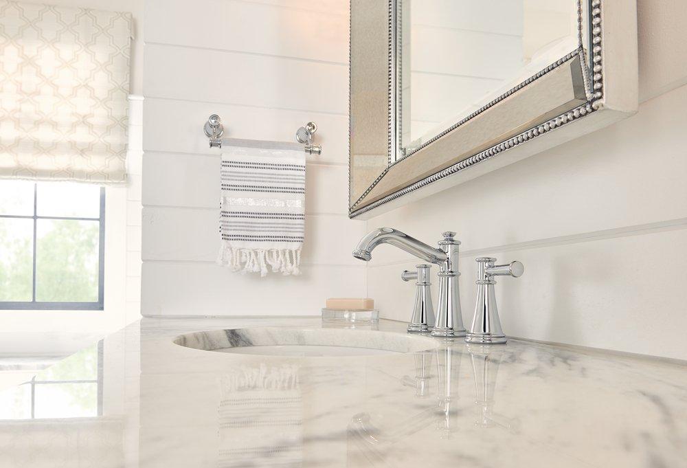 MOEN Moen T6405 Belfield Two Handle Widespread Bathroom Sink Faucet in Chrome