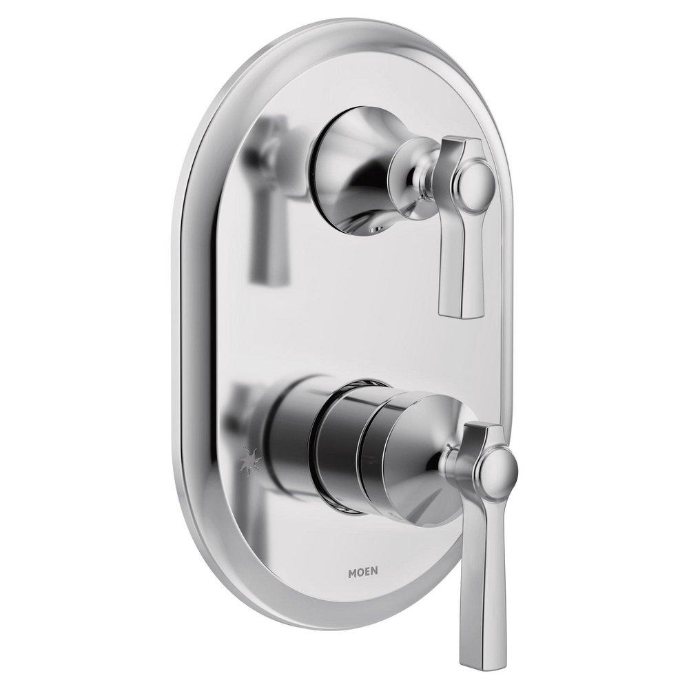 MOEN Moen UTS2411 Flara Two Handle Diverter Valve Trim in Chrome