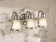 MOEN Moen YB9863CH Waterhill 22 3 Light 100 W Bathroom Vanity Globe Light in Polished Chrome