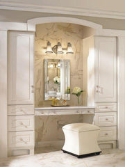 MOEN Moen YB9863CH Waterhill 22 3 Light 100 W Bathroom Vanity Globe Light in Polished Chrome