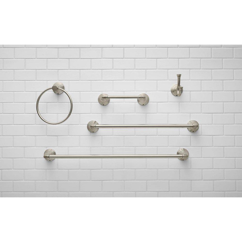 AMERICAN STANDARD American Standard 7052190.295 Delancey Towel Ring in Brushed Nickel