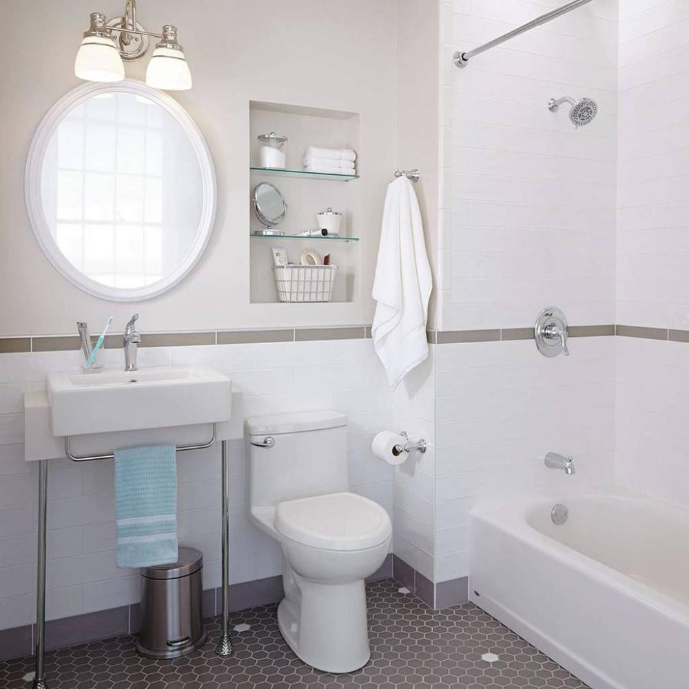 AMERICAN STANDARD American Standard 2403.128.020 Cadet 3 FloWise 1.28 gpf Elongated One Piece Toilet in White