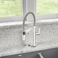 BLANCO BLANCO 441622 Single Handle Pull Down Kitchen Faucet in Chrome