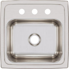 ELKAY Elkay BLR153 Lustertone Classic Stainless Steel Drop-In Bar Sink