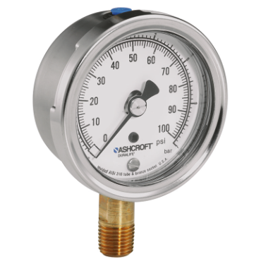 ASHCROFT 251009AW02L100 PRESSURE GAUGES