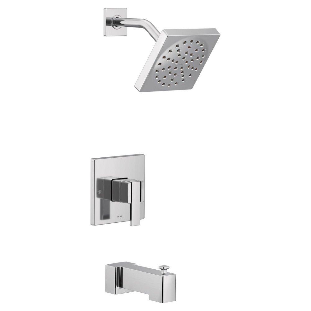 MOEN Moen UTS3713 90 Degree One Handle Single Function Bathtub & Shower Faucet in Chrome (Trim Only)