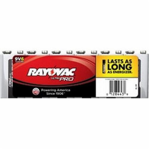 RAYOVAC Rayovac AL-9V 9.0 Volt Alkaline Battery 6/PK