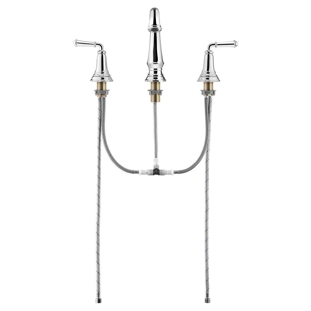 AMERICAN STANDARD American Standard 7052807.002 Delancey Two Handle Widespread Bathroom Sink Faucet in Polished Chrome