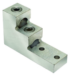 BURNDY K11A36U2 Aluminum Universal Terminal 2 Hole Two 2 AWG (Str)-600 kcmil 3/8 Stud 1.38 Stud Hole Spacing