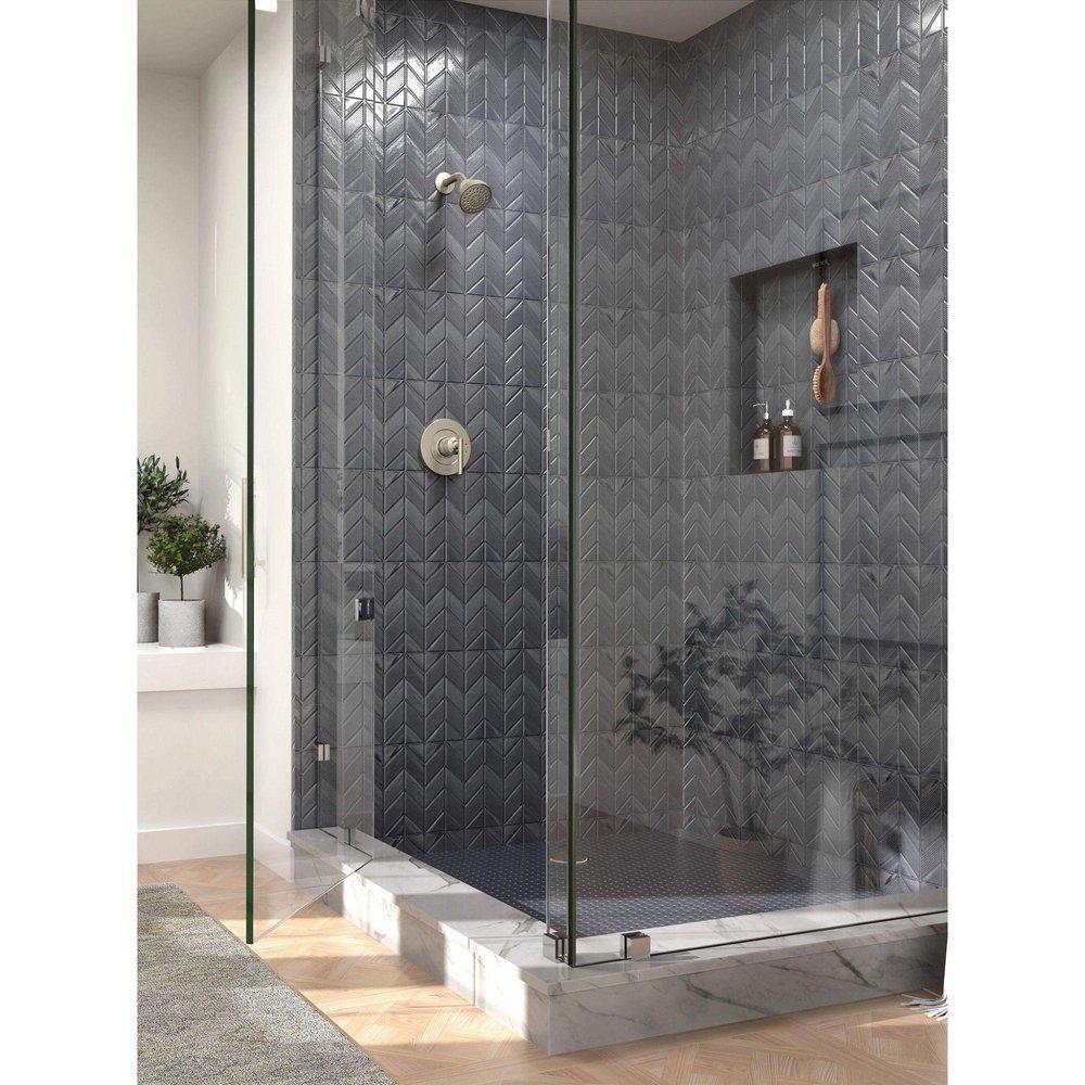 MOEN Moen UT2902EPBN Gibson M-CORE 2-Series Eco Performance 1-Handle Shower Trim Kit in Brushed Nickel
