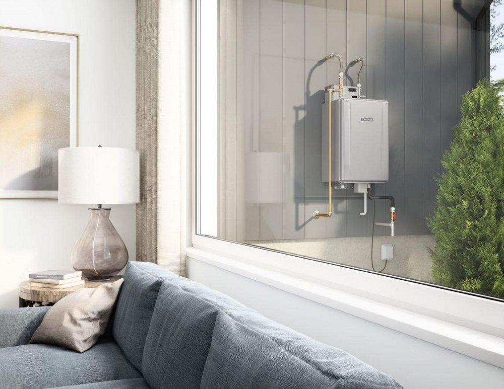 NORITZ Noritz America GQ-C3260WX-FFUSNG 199 MBH Indoor/Outdoor Condensing Natural Gas Tankless Water Heater