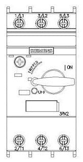 SIEMENS Siemens 3RV20111FA10 Circuit-breaker SZ S00 for Motor Protection Class 10 A-Release 3.5 to 5A N-Release 65A Screw Connection Standard SW Capacity
